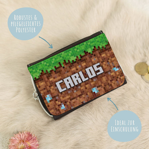 Porte-monnaie imprimé pour enfants au design Pixelerde