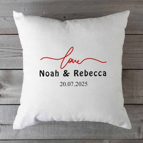 Personalizowana poduszka z motywem – Simple Love
