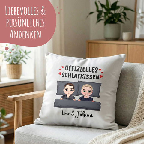 Spersonalizowana poduszka z motywem – Oficjalna poduszka do spania