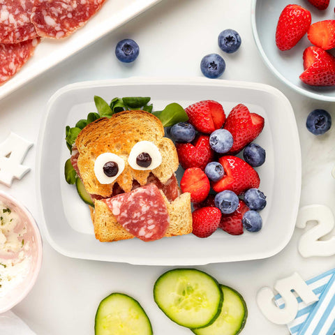 Boîte à lunch imprimée pour enfants - Police