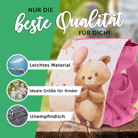 Plecak dziecięcy z nadrukiem - Balon z imieniem