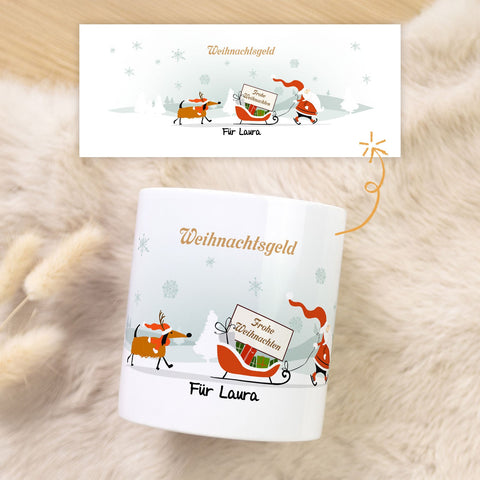 Skarbonka ceramiczna – świąteczne pieniądze