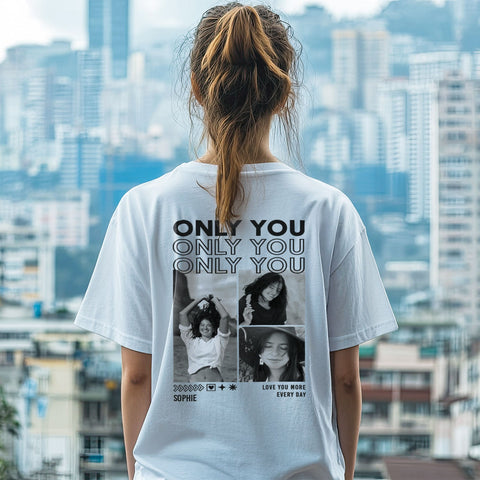 Personalizowany T-shirt oversize – Only You