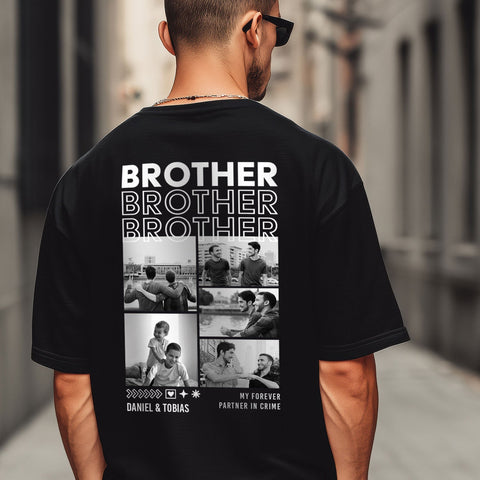T-shirt oversize personnalisé - Frère