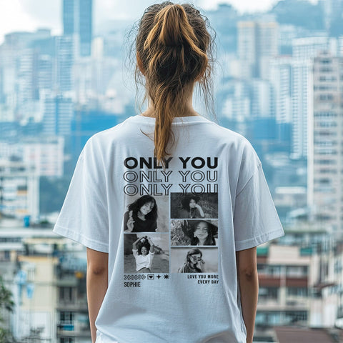 T-shirt oversize personnalisé - Only You