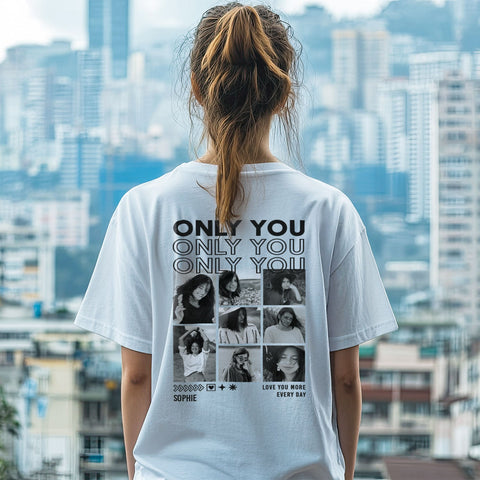 T-shirt oversize personnalisé - Only You