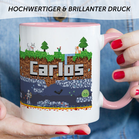 Kubek z nadrukiem "Pixelerde"