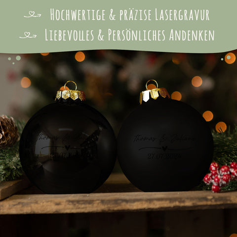 Grawerowana bombka świąteczna - Wedding Love