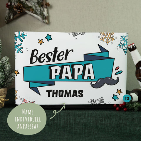 DIY Opaska na skrzynkę piwa z 24 naklejkami na kapsle - Najlepszy Tata