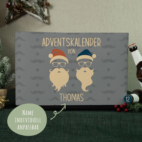 Ozdobna opaska na skrzynkę piwa DIY z 24 naklejkami na kapsle – Cool Santa