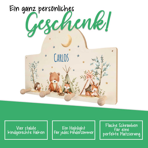Personalizowana garderoba do pokoju dziecięcego - Namioty