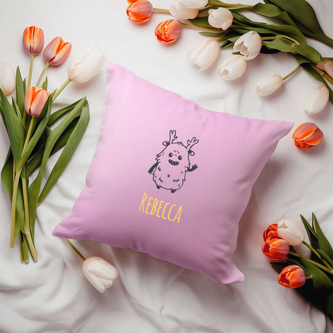 Personalizowana poduszka z motywem – Potwór