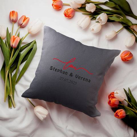 Personalizowana poduszka z motywem – Simple Love