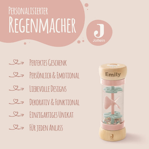 Grzechotka deszczowa Jollein - Spersonalizowana imieniem