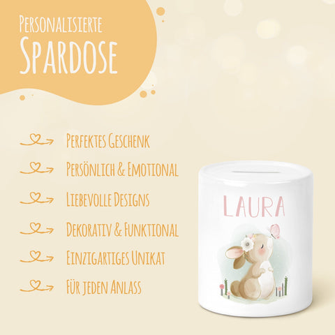 Skarbonka ceramiczna – Zające