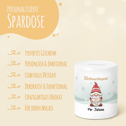 Skarbonka ceramiczna – świąteczne pieniądze