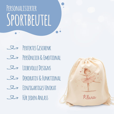 Sac de sport avec motif enfantin - Ballet - pour enfants