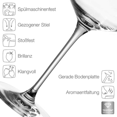 Leonardo Weinglas mit Gravur "Wine and chill"