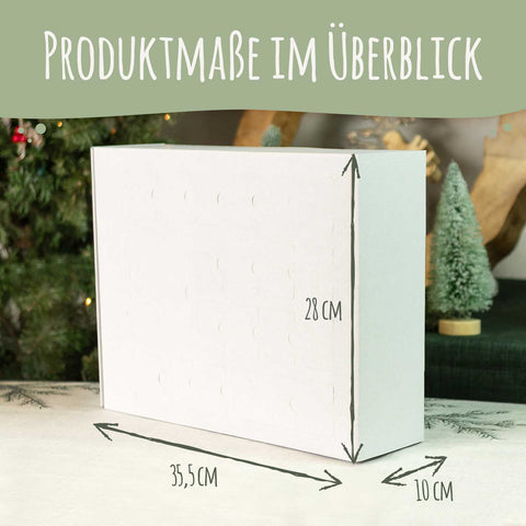 Calendrier de l'Avent DIY personnalisé avec le meilleur design à remplir soi-même