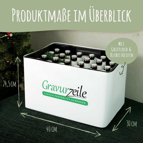 Banderole de caisse de bière DIY avec 24 autocollants de capsules - Meilleur papy