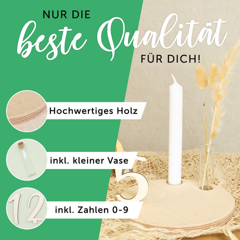 Bedruckter Geburtstagsteller für Kinder - Waldtiere