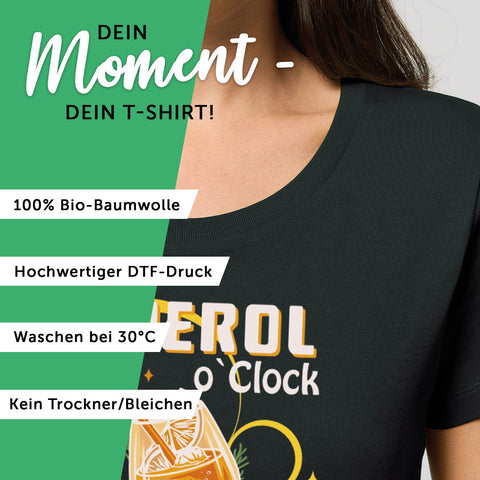 Damski T-shirt z nadrukiem - Aperol o´Clock