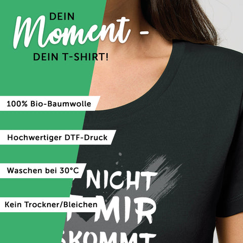 Damski T-shirt z nadrukiem - Kto się ze mną nie dogada