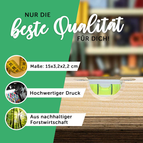 Poziomica z nadrukiem na ślub – Na szczęście w małżeństwie