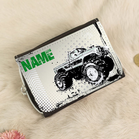 Portefeuille imprimé pour enfants au motif Monster Truck