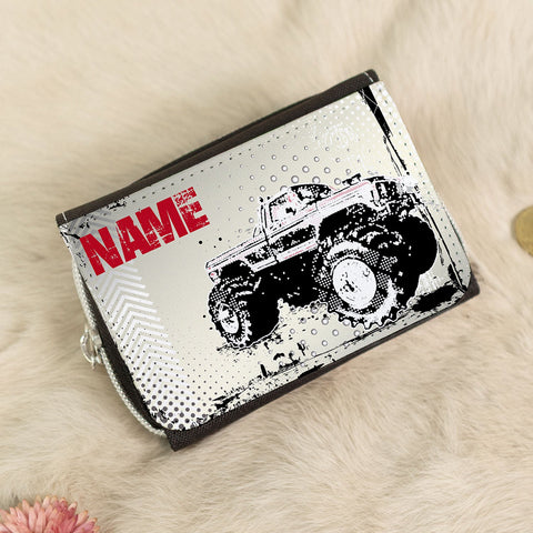 Portefeuille imprimé pour enfants au motif Monster Truck