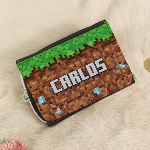 Porte-monnaie imprimé pour enfants au design Pixelerde