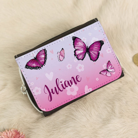 Portefeuille imprimé pour enfants - Papillon