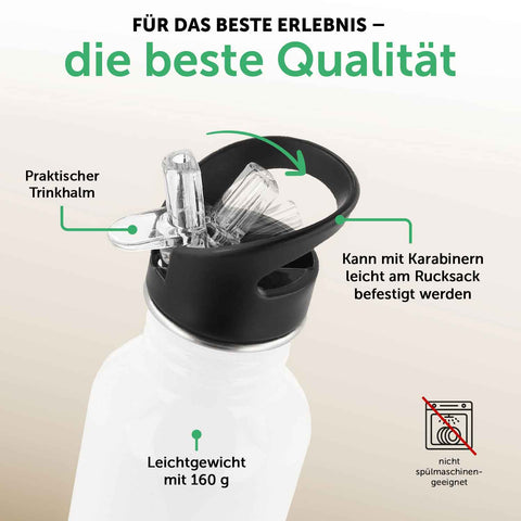 Drukowana butelka ze stali nierdzewnej - Baletnica