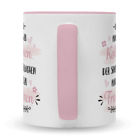 Bedruckte Tasse mit Spruch Der Zufall machte uns zu Kolleginnen