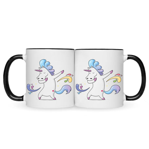 Bedruckte Tasse mit Motiv Einhorn