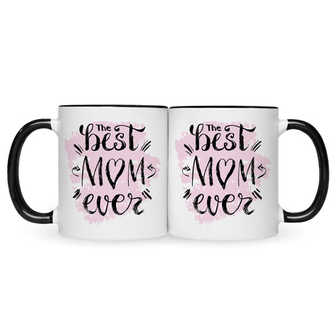 Bedruckte Tasse mit Spruch The best Mom ever