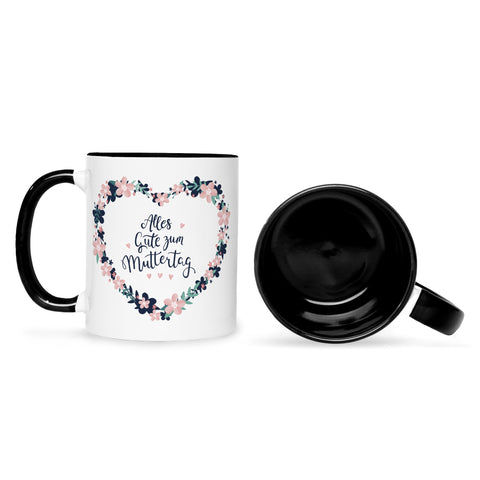 Bedruckte Tasse mit Spruch Alles gute zum Muttertag