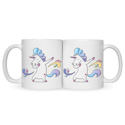 Bedruckte Tasse mit Motiv Einhorn