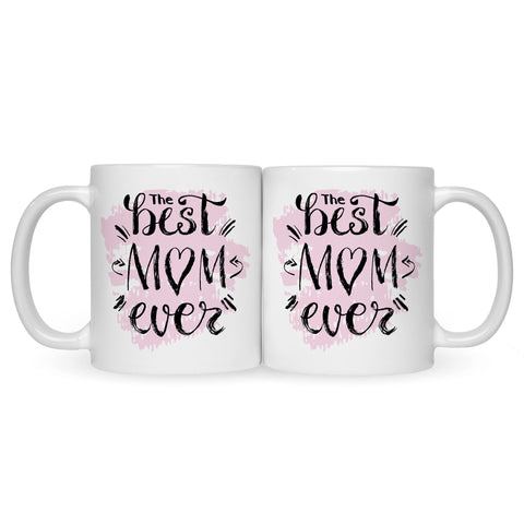Bedruckte Tasse mit Spruch The best Mom ever