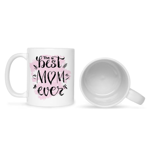 Bedruckte Tasse mit Spruch The best Mom ever