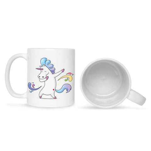 Bedruckte Tasse mit Motiv Einhorn