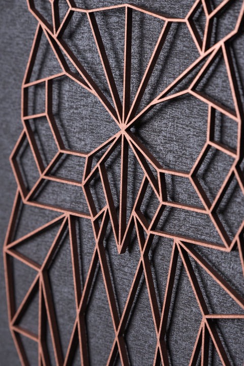 Origami Eule aus Holz