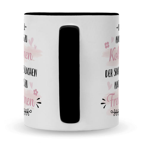 Bedruckte Tasse mit Spruch Der Zufall machte uns zu Kolleginnen