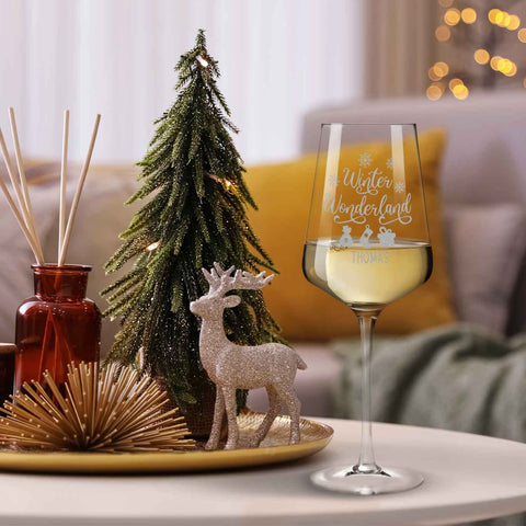 Leonardo Weinglas mit Gravur - "Winter Wonderland"