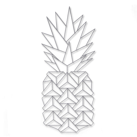 Origami Ananas V2 aus Holz -