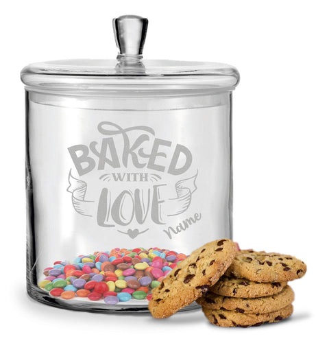 Leonardo Keksglas mit Gravur "Baked with Love"