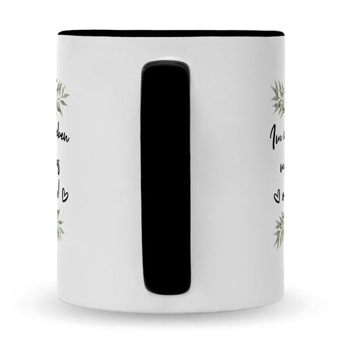 Bedruckte Tasse mit Spruch Im nächsten Leben