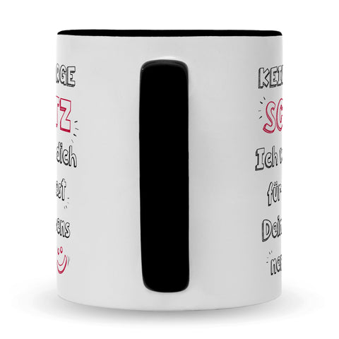 Bedruckte Tasse mit Spruch Schatz ich werde dich nerven