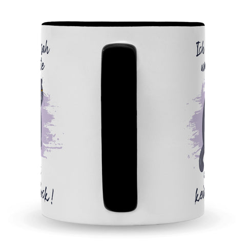 Bedruckte Tasse mit Spruch Ich kam, sah und hatte direkt keinen Bock V2