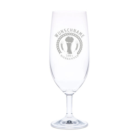 Bierglas mit Gravur